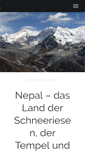 Mobile Screenshot of nepal-information.de